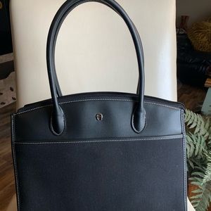 Etienne Aigner black tote